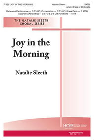 Joy in the Morning SSA choral sheet music cover